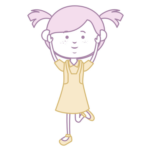 美丽的小女孩性格图片下载