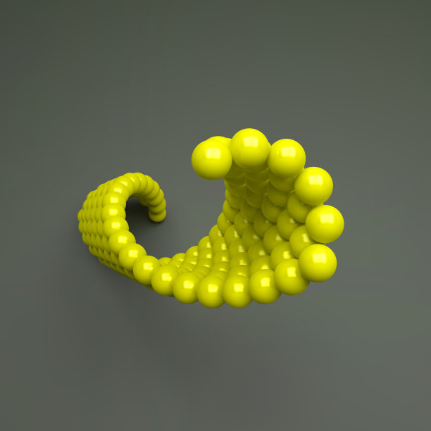 3 d球体组成。向量模板。未来的技术风格。矢量插图为网页设计，技术，市场，网站，商业演示。艺术设计元素。图片下载