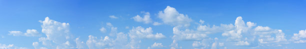 全景天空与白云图片下载