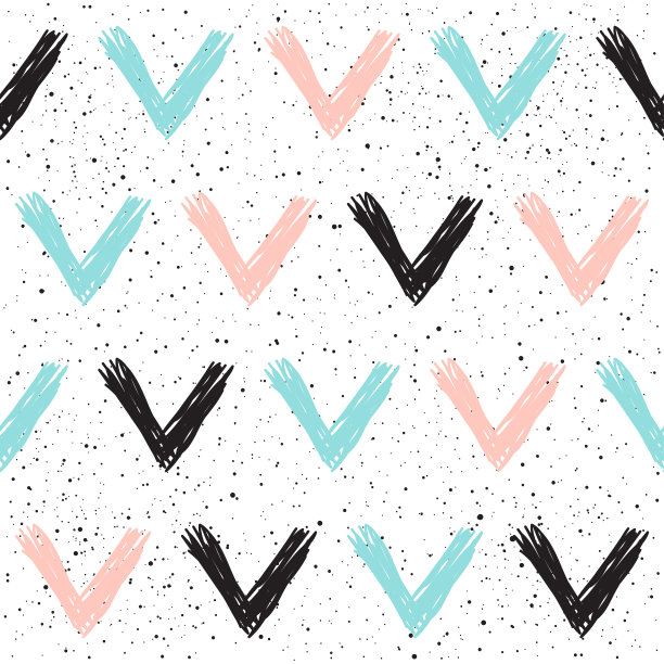 抽象涂鸦无缝图案背景图片下载