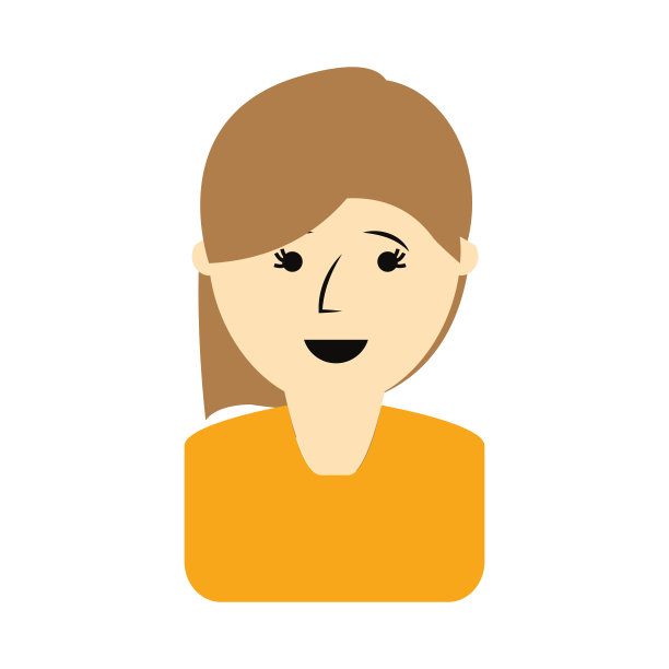 卡通女人图标图片下载