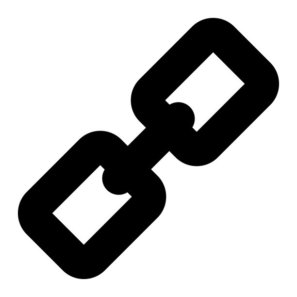 链图标上的白色背景图片下载