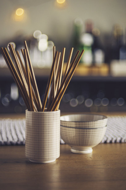 日本文化。饭碗用筷子在离焦棒设置图片下载