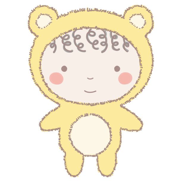 孩子们穿着动物服装图片下载