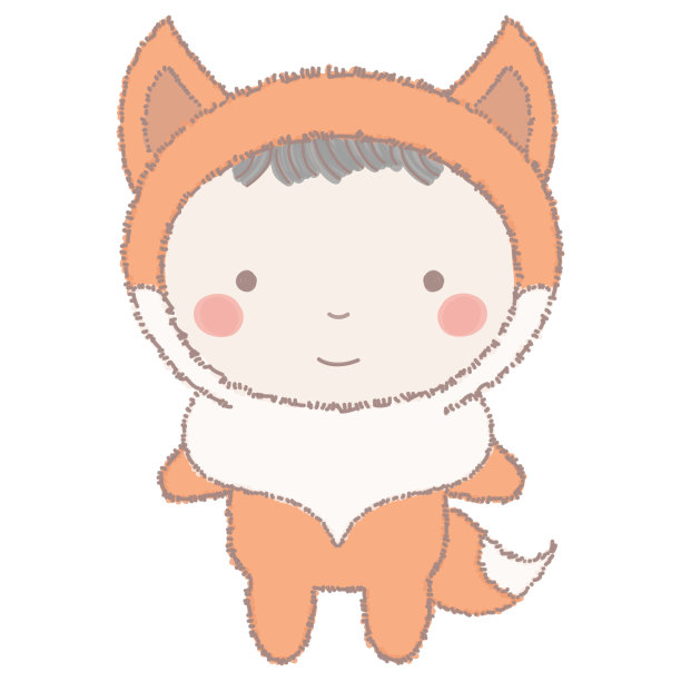 孩子们穿着动物服装图片下载