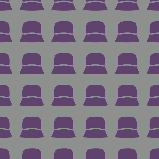 头饰为女性矢量插图上的无缝模式背景图片下载