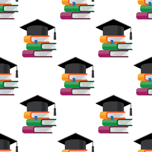 带书的毕业帽图片下载