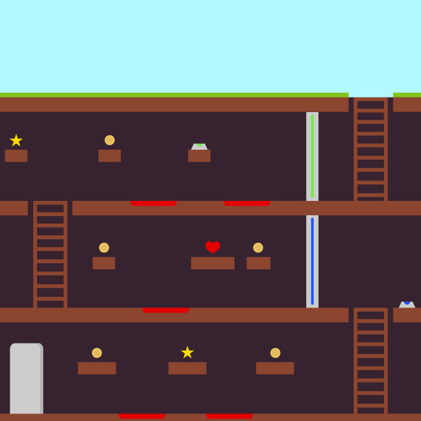 复古平台游戏，通过游戏关卡图片下载