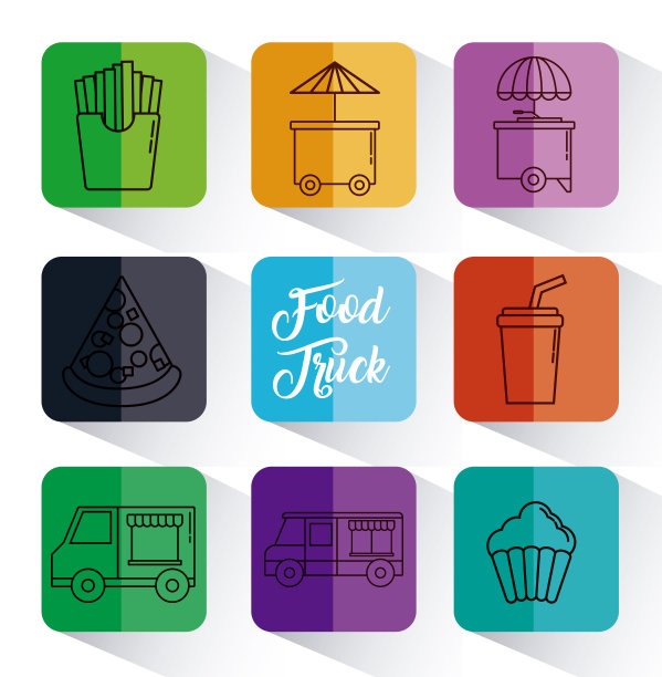 快餐车设计图片下载