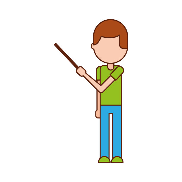 老师用教鞭讲课图片下载