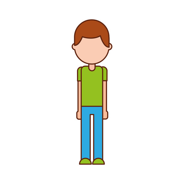 快乐男人老师卡通教育图片下载