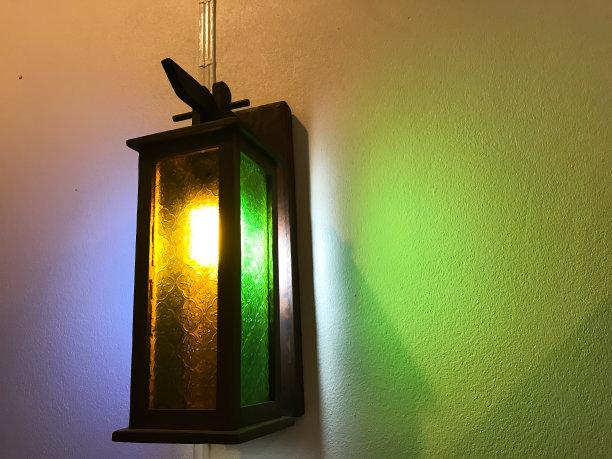 美丽的灯在酒店，灯的风格。图片下载