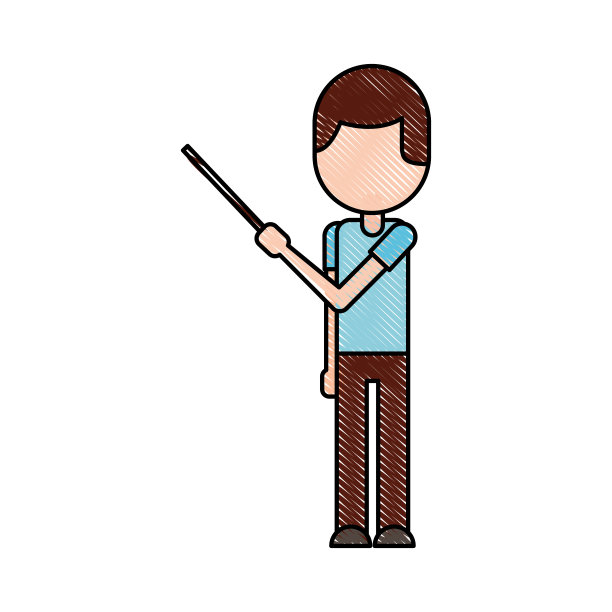 老师用教鞭讲课素材图片