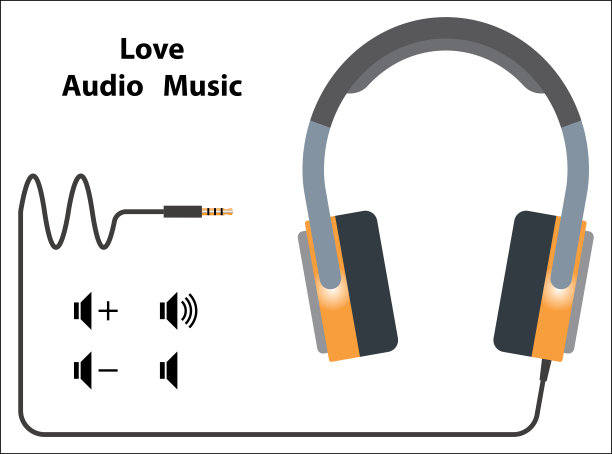 带有音频体验的耳机图片下载