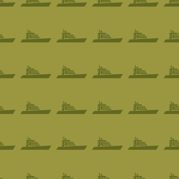 海洋运输矢量插图上的无缝模式背景图片下载