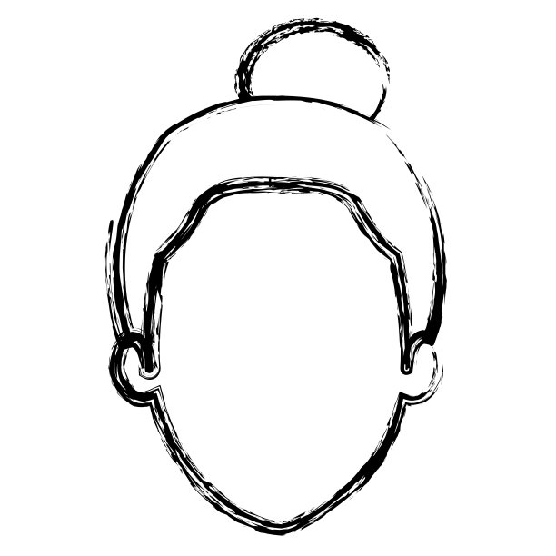 可爱的祖母头像人物图片下载