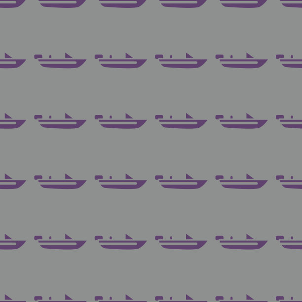 海洋运输矢量插图上的无缝模式背景图片下载