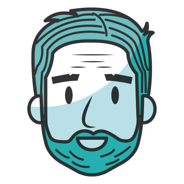 可爱的祖父头像人物图片下载