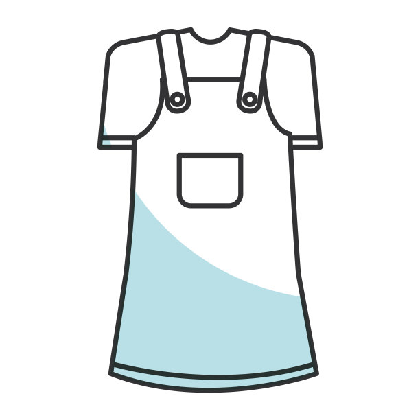 可爱的女孩服装图标图片下载