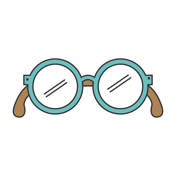 祖父母的眼镜图标图片下载