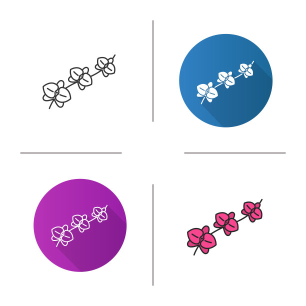 兰花分支图标图片下载