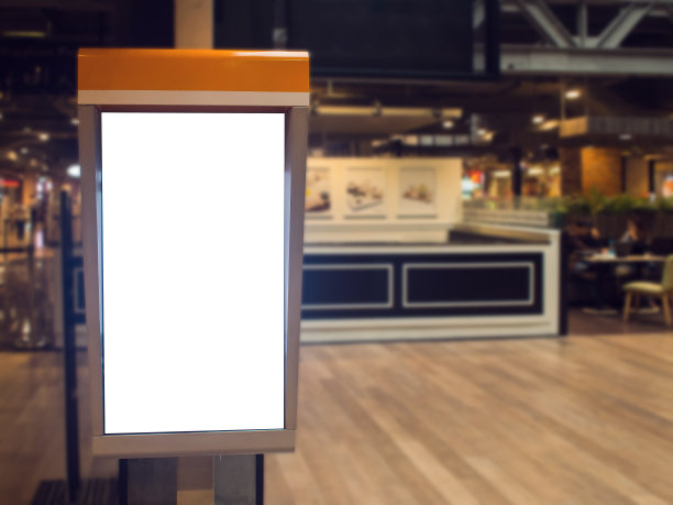 空白广告牌城市为新广告商业理念理念复古背景大型LCD广告商业在街道道路砖墙古老复古风格城市城市乡村图片下载