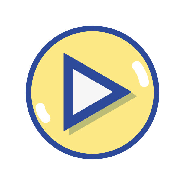 用来播放电影的视频媒体符号图片下载