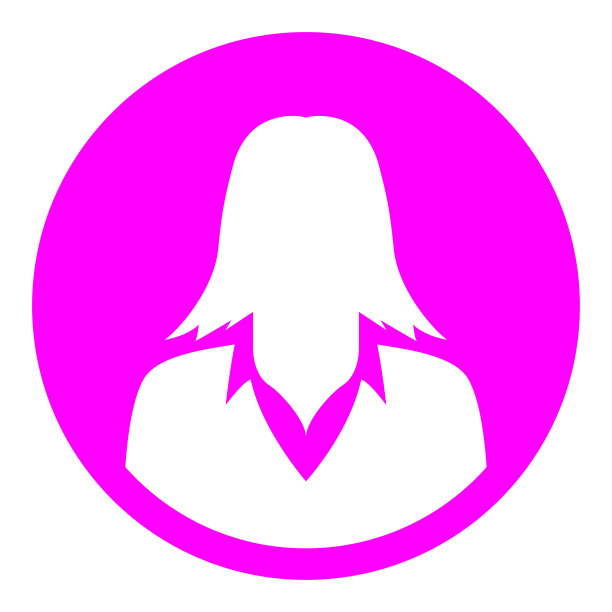 女人圈粉色图标图片下载