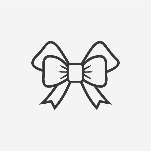 节日蝴蝶结图标图片下载