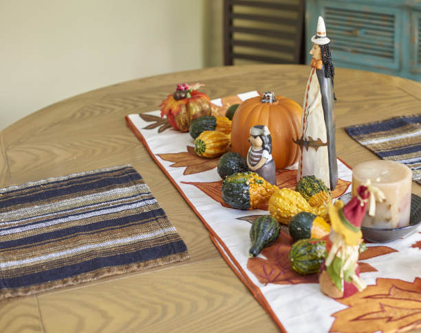 万圣节装饰桌子图片下载