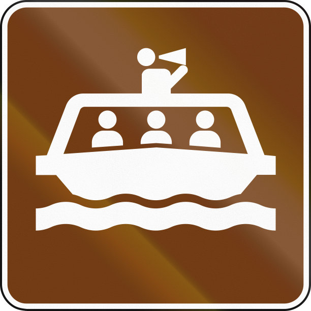 美国MUTCD向导路标-游船旅行图片下载
