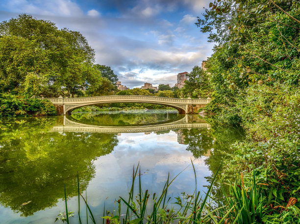 弓桥中央公园素材图片