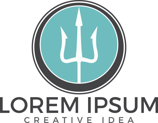 三叉符号模板矢量设计。图片下载