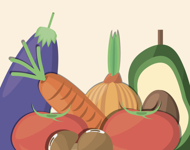 蔬菜有机食品形象图片下载