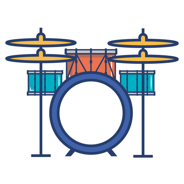 电池鼓乐器图片下载