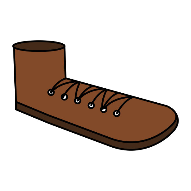 爷爷鞋孤立的图标图片下载