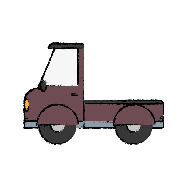 载重汽车图标图片下载