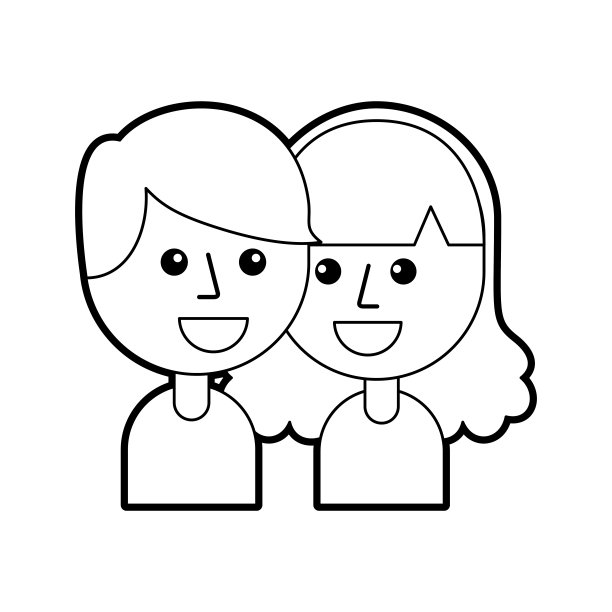 男孩和女孩快乐的青年社区图片下载