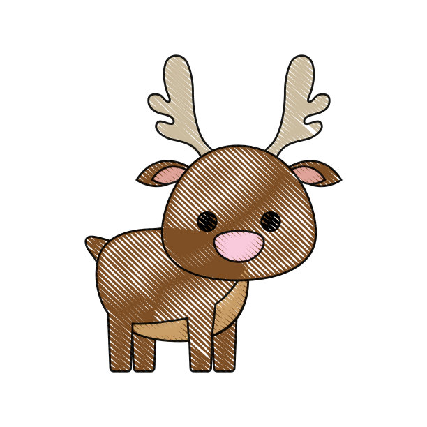 圣诞鹿图标图片下载