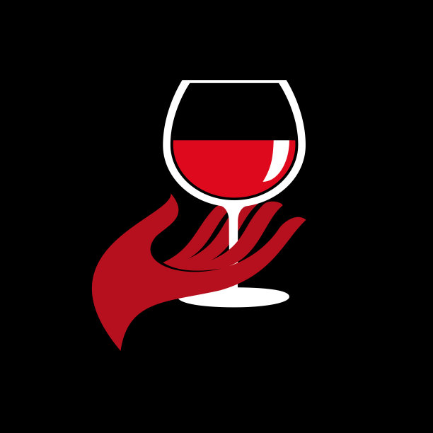 矢量符号喝了一杯酒图片下载