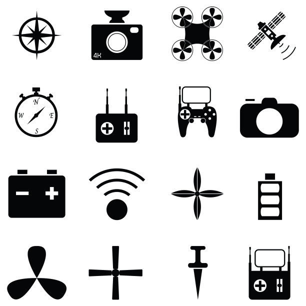 无人驾驶飞机图标设置图片下载