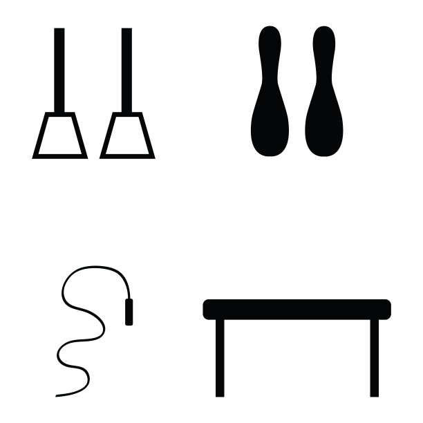 体操图标集图片下载