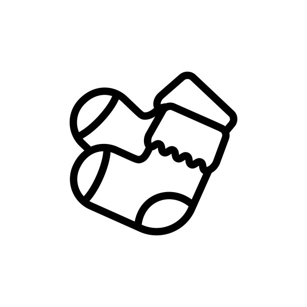 婴儿的战利品细线图标。轮廓符号新生儿鞋的设计儿童网站和移动应用程序。轮廓笔画儿童象形图图片下载