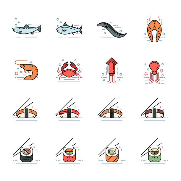 海鲜图标图片下载