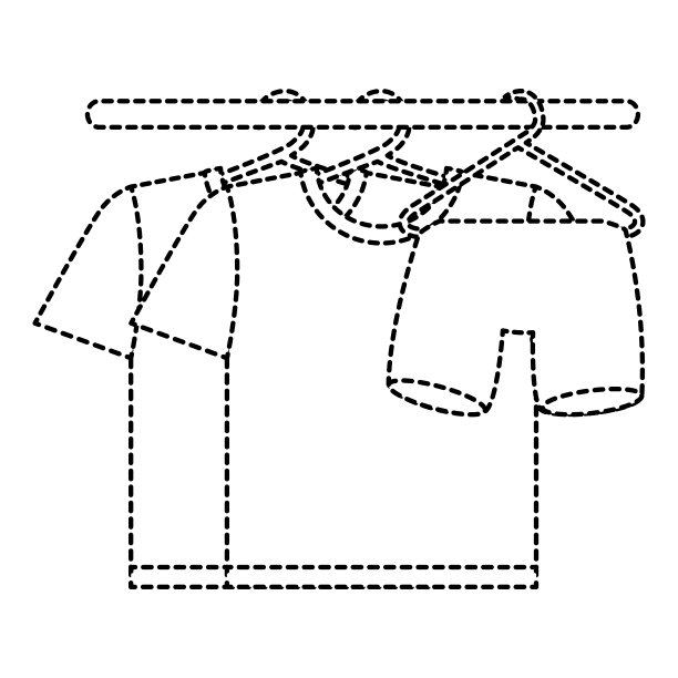 干净的衣物挂标图片下载