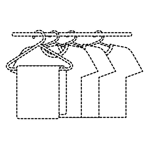 干净的衣物挂标图片下载