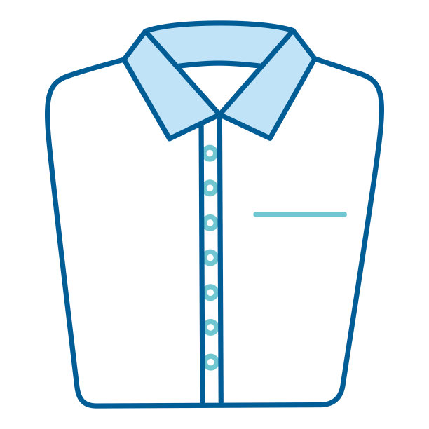 折叠衬衫孤立图标图片下载