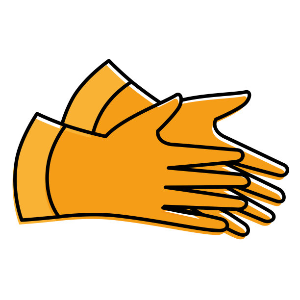 橡胶手套隔离图标图片下载