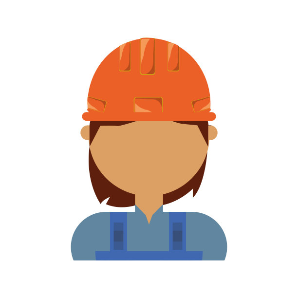 Man建筑工人矢量插图图片下载