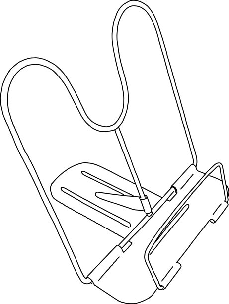 金属支架的书籍手绘素描涂鸦黑色和白色图片下载